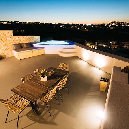 Amer Villa Santorini With Outdoor Hot Tub Vothon Bagian luar foto